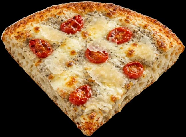 Regina tartufata: illustrative image of the slice