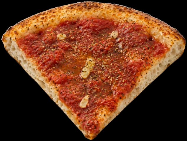 La marinara: illustrative image of the slice