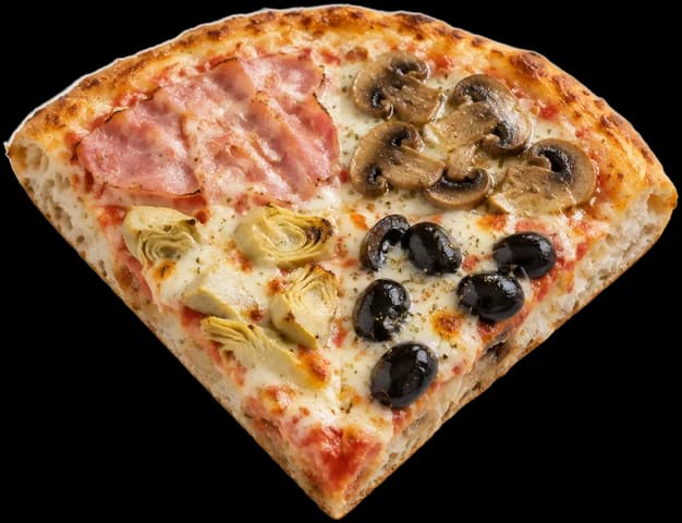 4 stagioni: illustrative image of the slice